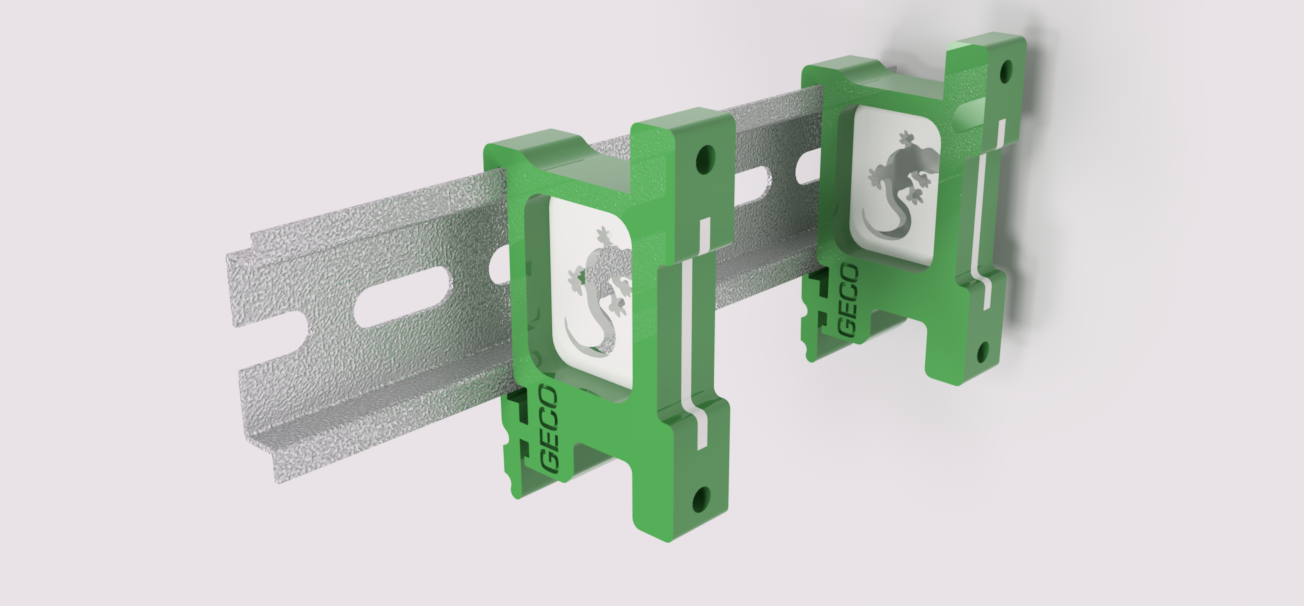 STL file DIN rail adapter・3D printing template to download・Cults